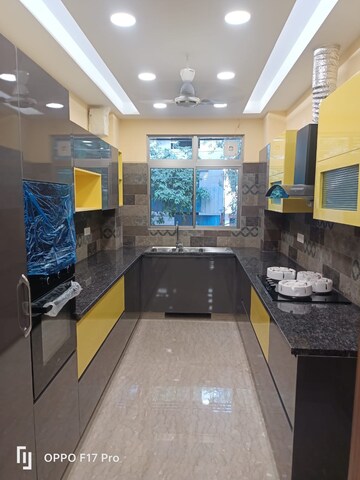 Kitchen in 4 BHK Builder Floor at Ansal Sushant Lok I, Sector 43 – for Rent
