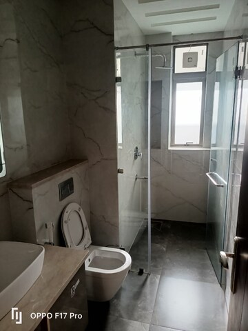 Bathroom in 4 BHK Builder Floor at Ansal Sushant Lok I, Sector 43 – for Rent