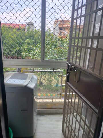 Balcony in 2 BHK Apartment at Raj Nagar Extension – for Rent