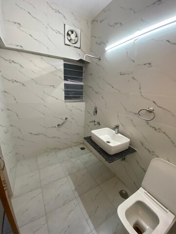 Bathroom in 3 BHK Apartment at Paschim Vihar – for Rent