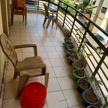 Balcony in 2 BHK Apartment at Maya Garden City, Nagla Road – for Rent