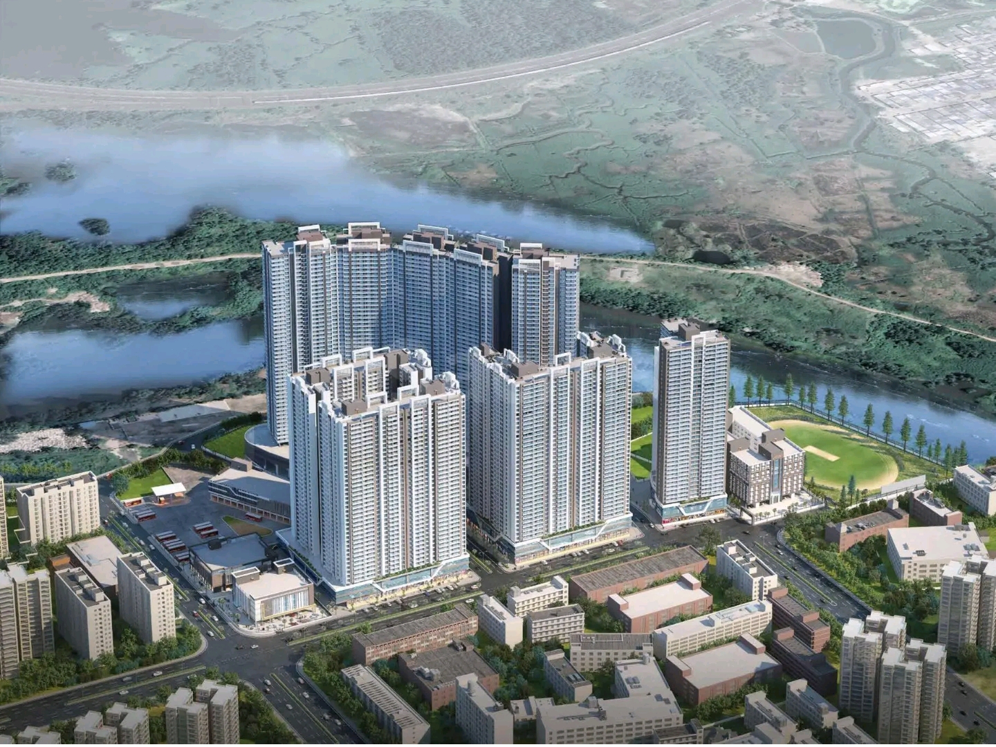 1 BHK + Study Room Apartment For Sale in Yes Palm Riveria