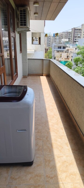 Kitchen in 4 BHK Builder Floor at Ansal Sushant Lok I, Sector 43 – for Rent