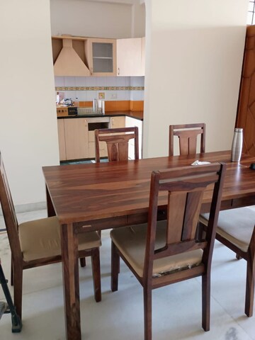 Living Room in 3 BHK Builder Floor at Ansal Sushant Lok I, Sector 43 – for Rent