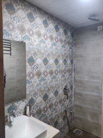 Bathroom in 3 BHK Apartment at Upper East 97, Malad East – for Rent