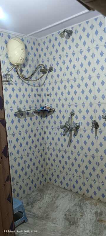 Bathroom in 1 BHK Apartment at Tulsidham Complex, Kapur Bawdi – for Rent