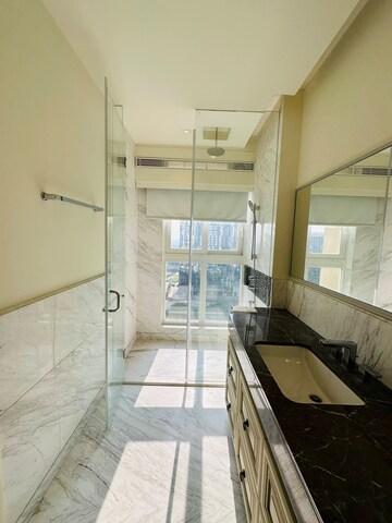 Attached Bathroom in 1 BHK Apartment at Bhartiya Leela Residences, Thanisandra Main Road – for Rent