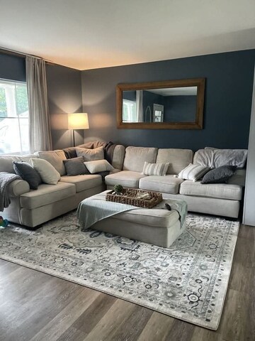 Living Room in 3.5 BHK Builder Floor at Krishna Nagar – for Rent