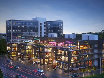  Shop – Exterior View View at Magarpatta City - for Rent