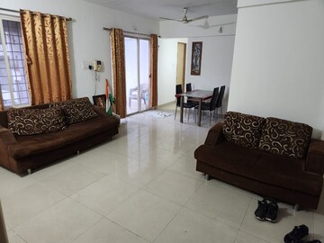 Living Room in 3 BHK Apartment at Manav Silver Skyscapes, Wakad – for Rent