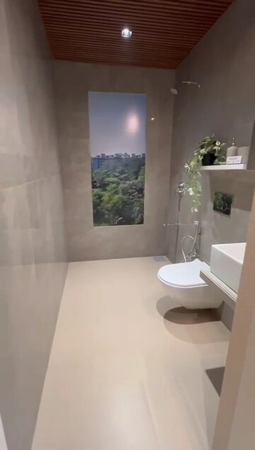 Bathroom in 1 BHK Apartment at RIPL Aikya Roots, Vikhroli West – for Sale
