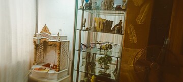 Staircase in 3.5 BHK Apartment at Om Srishti, Kharghar – for Rent
