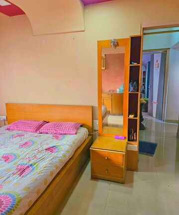 Bedroom in 3.5 BHK Apartment at Om Srishti, Kharghar – for Rent