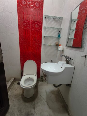 Bathroom in 3 BHK Builder Floor at Greater Kailash I – for Rent