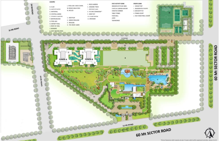 Master Plan, smart-world-the-edition 3 Bedroom 3035 Sq.Ft. Apartment In Sector 66 Gurgaon 8039564