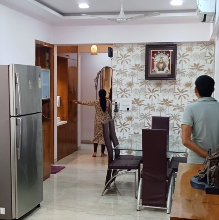 Living Room, kamdhenu-sai-saakshaat-e-wing 3 Bedroom 1950 Sq.Ft. Apartment In Kharghar Sector 6 Navi Mumbai 8039566