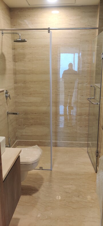 Bathroom in 2 BHK Apartment at Ambience Creacions, Sector 22 – for Rent