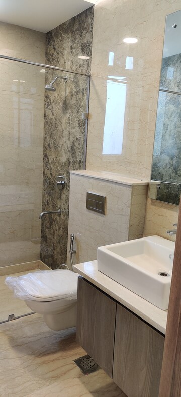 Bathroom in 2 BHK Apartment at Ambience Creacions, Sector 22 – for Rent
