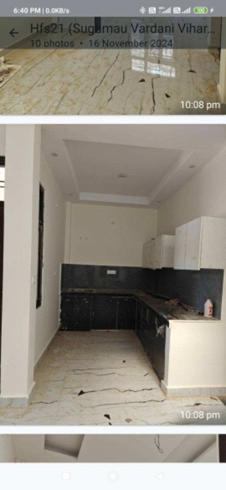 Kitchen, indira nagar 3 Bedroom 800 Sq.Ft. Independent House In Indira Nagar Lucknow 8039672
