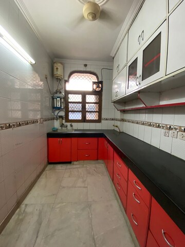 Kitchen in 3 BHK Builder Floor at Paschim Vihar – for Rent