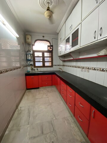 Kitchen in 3 BHK Builder Floor at Paschim Vihar – for Rent