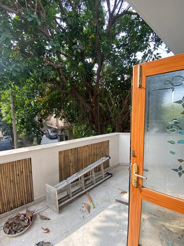 Balcony in 3 BHK Builder Floor at Gulmohar Park – for Rent