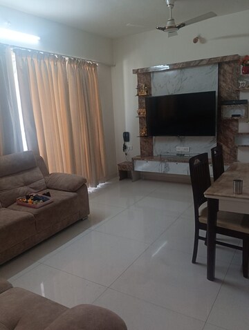 Living Room in 1 BHK Apartment at Majestique Towers East Wing B, Kharadi – for Rent