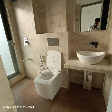 Bathroom in 3 BHK Apartment at Kanakia Silicon Valley, Powai – for Rent