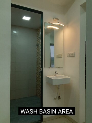 Bathroom in 1 BHK Apartment at Prathemesh Yug Heights, Shilphata – for Sale