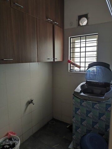 Bathroom in 3 BHK Apartment at Aakruthi Sowmya Sarovar, Hebbal – for Sale
