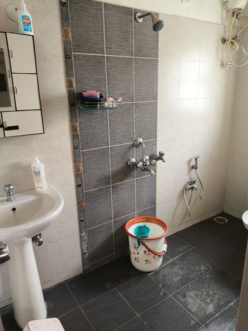 Bathroom in 3 BHK Apartment at Aakruthi Sowmya Sarovar, Hebbal – for Sale