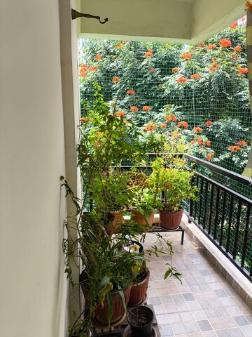 Balcony in 3 BHK Apartment at Aakruthi Sowmya Sarovar, Hebbal – for Sale