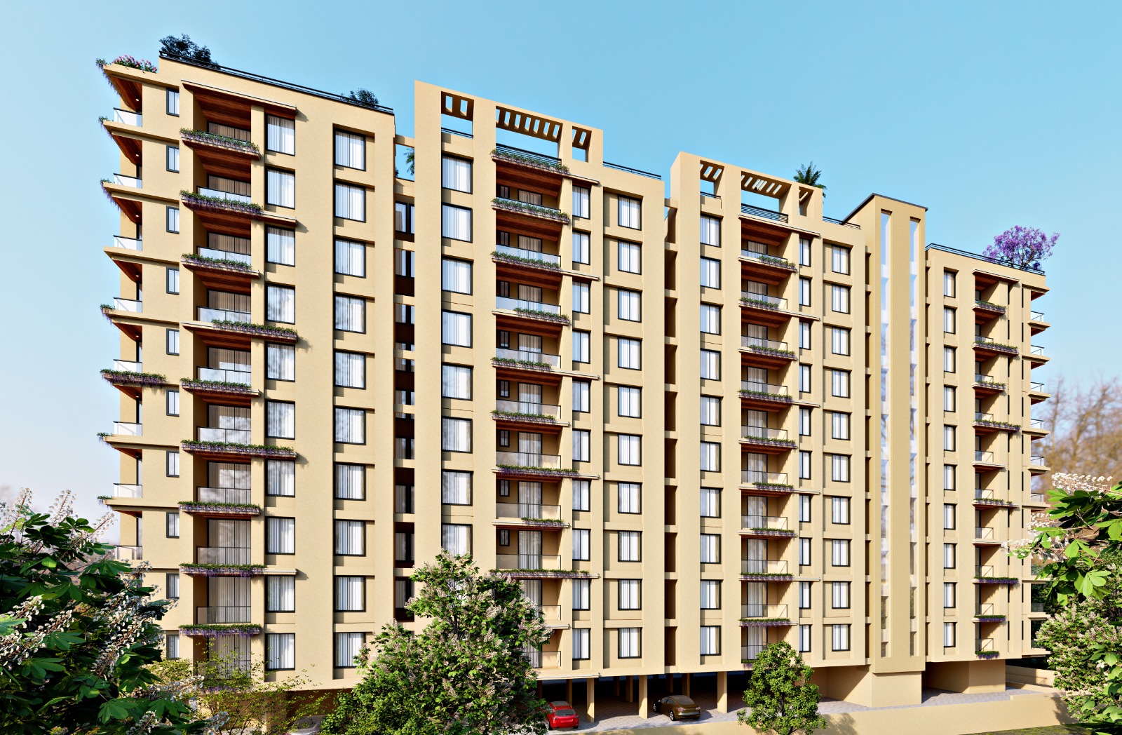 3 BHK + Pooja Room Apartment For Sale in Royal Crysta