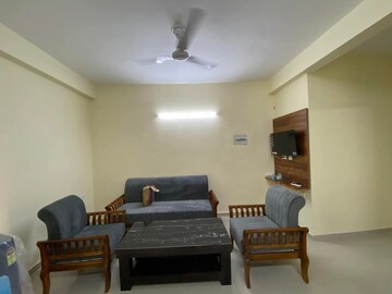 Living Room in 1 BHK Apartment at Freedom Fighters Enclave – for Rent