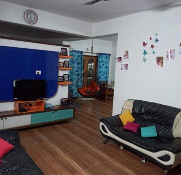 Living Room in 3 BHK Apartment at Charitha Green Woods, Thubarahalli – for Rent