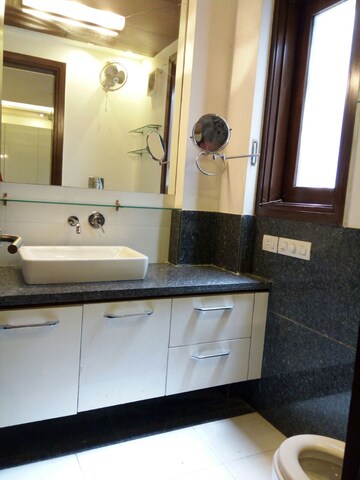 Kitchen in 3 BHK Builder Floor at Panchsheel Park – for Rent