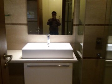 Bathroom in 4 BHK Builder Floor at Panchsheel Park – for Rent
