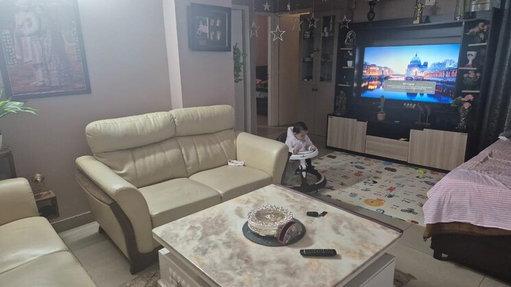 Living Room, gaurs-green-vista-phase-ii 2 Bedroom 1254 Sq.Ft. Apartment In Ahinsa Khand ii Ghaziabad 8040262