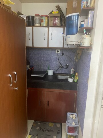 Kitchen in 1 RK Apartment at Dhoot Time Residency, Sector 63 – for Rent