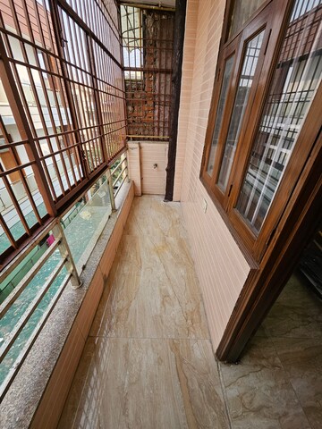 Balcony in 3 BHK Builder Floor at Shakti Khand – for Rent