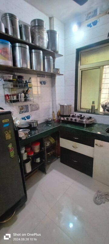 Kitchen in 1 RK Apartment at Ambo Vihar, Virar West – for Rent
