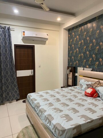 Bedroom in 3 BHK Apartment at Lake View Complex, Dhakoli Village – for Rent