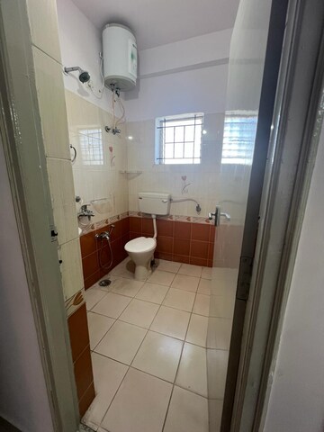 Bathroom in 3 BHK Apartment at Mahaveer Aspen, Kanakapura Road – for Rent