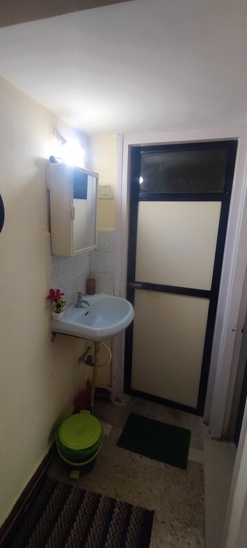 Bathroom in 1 BHK Apartment at Chhabhaiya Park CHS, Kapur Bawdi – for Rent