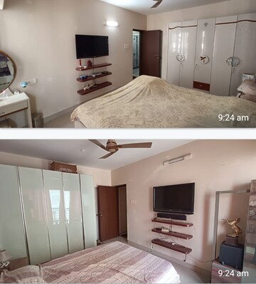 Bedroom in 4 BHK Apartment at New Shiv Shakti Tower, Andheri West – for Rent