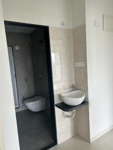 Bathroom in 1 BHK Apartment at Millennium Flora, New Panvel Sector 17 – for Sale