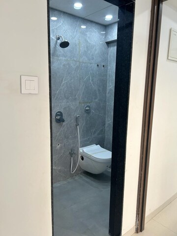 Bathroom in 1 BHK Apartment at Millennium Flora, New Panvel Sector 17 – for Sale