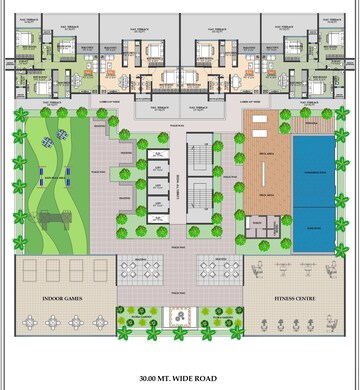 Master Plan in 3 BHK Apartment at Millennium Flora, New Panvel Sector 17 – for Sale