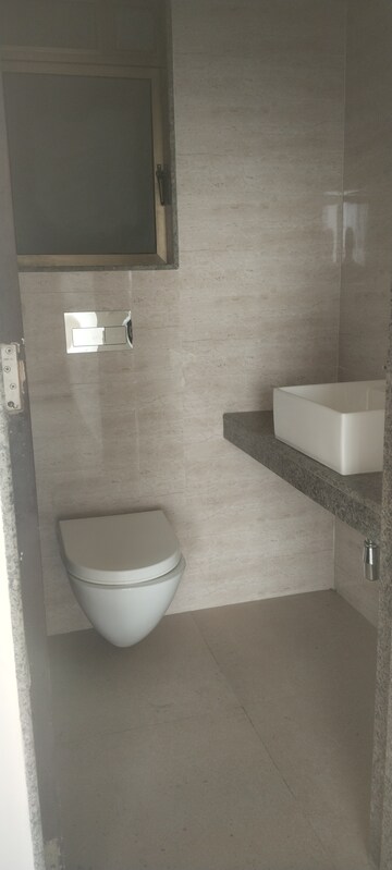 Bathroom in 2 BHK Apartment at Sunteck Maxxworld, Naigaon East – for Rent
