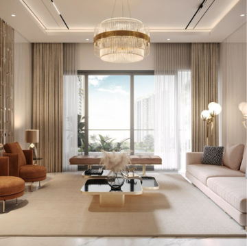 Living Room in 3.5 BHK Apartment at M3M Mansion, Sector 113 – for Sale